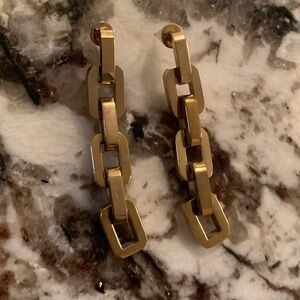Eddie Borgo 12k Gold Vermeil Chain Link Earrings